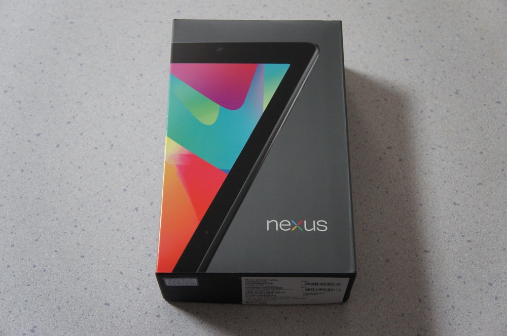 Nexus 7の箱
